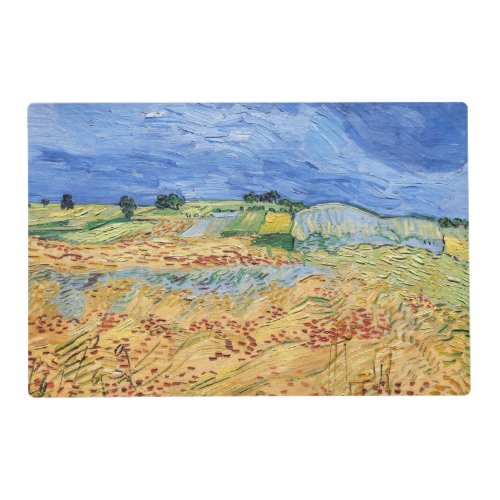 Vincent van Gogh _ The fields  Plain at Auvers Placemat