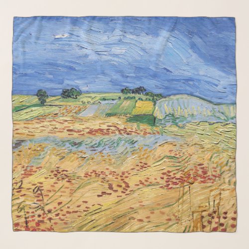 Vincent van Gogh _ The fields  Plain at Auvers Scarf