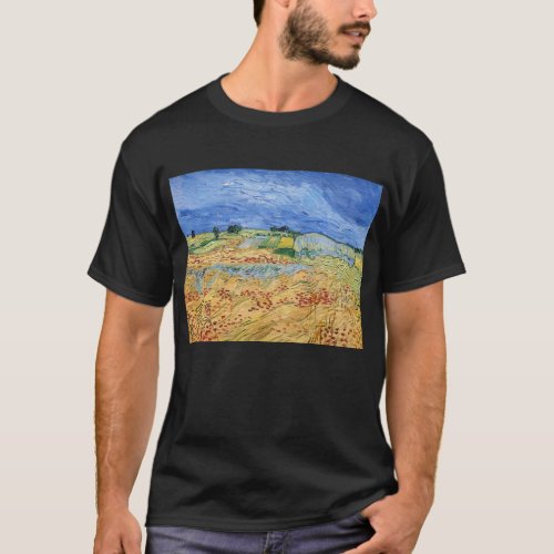 Vincent van Gogh _ The fields  Plain at Auvers T_Shirt