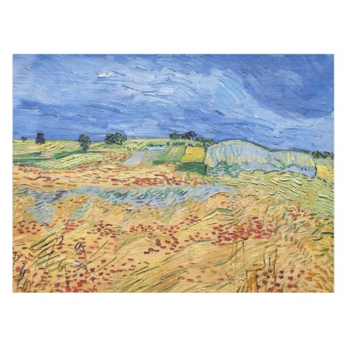 Vincent van Gogh _ The fields  Plain at Auvers Tablecloth