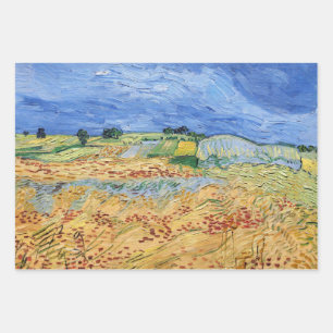 Vincent van Gogh - The fields / Plain at Auvers Wrapping Paper Sheets