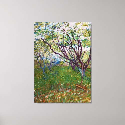 Vincent van Gogh _ The Flowering Orchard Canvas Print