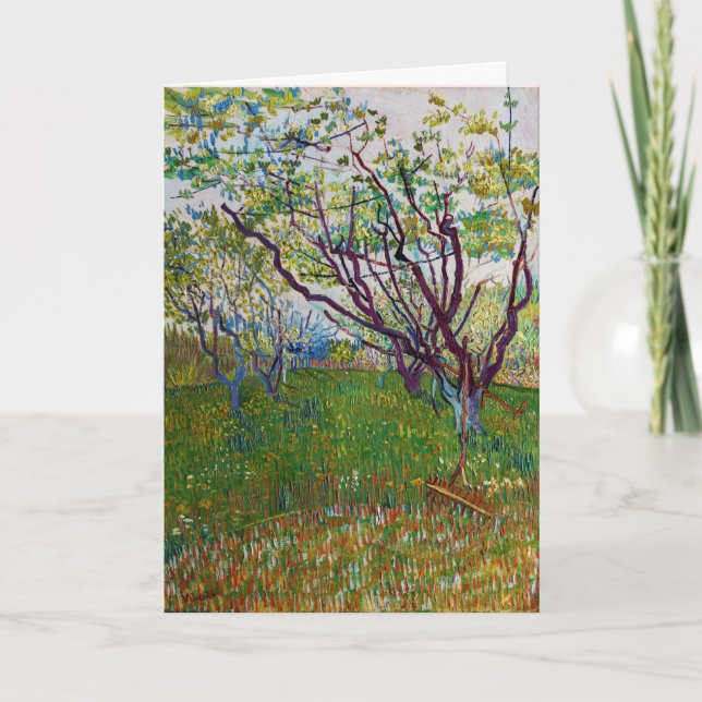 Vincent van Gogh - The Flowering Orchard Card (Front)