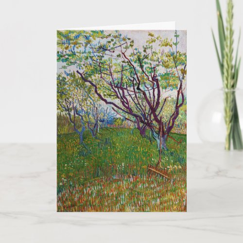 Vincent van Gogh _ The Flowering Orchard Card