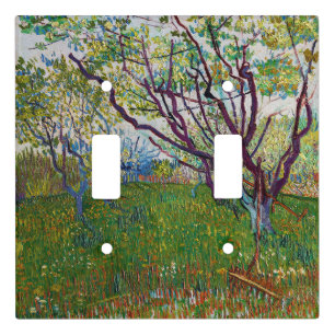 Vincent van Gogh - The Flowering Orchard Light Switch Cover