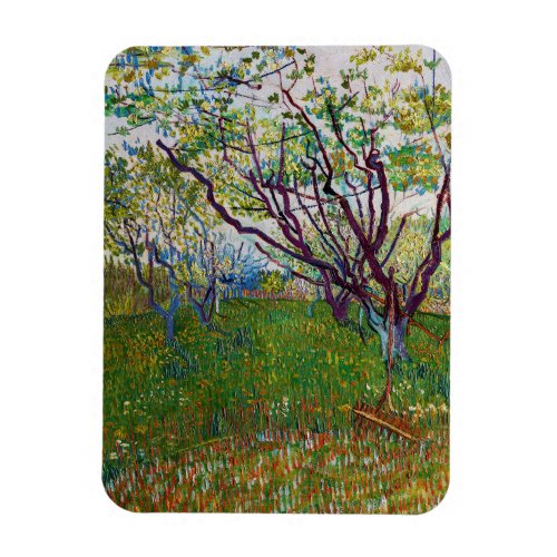 Vincent van Gogh _ The Flowering Orchard Magnet