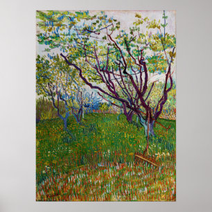 Vincent van Gogh - The Flowering Orchard Poster