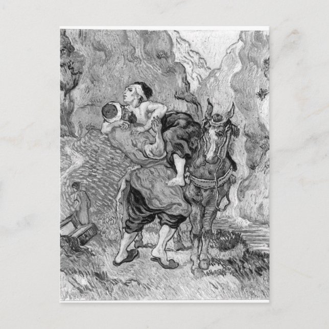 Vincent van Gogh | The Good Samaritan Postcard (Front)