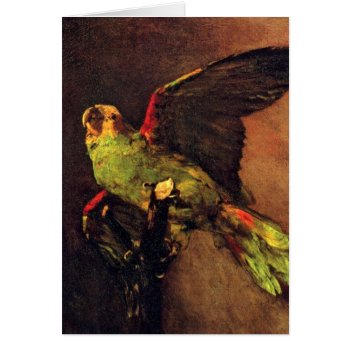Vincent Van Gogh - The Green Parrot Bird Lover Art by ArtLoversCafe at Zazzle