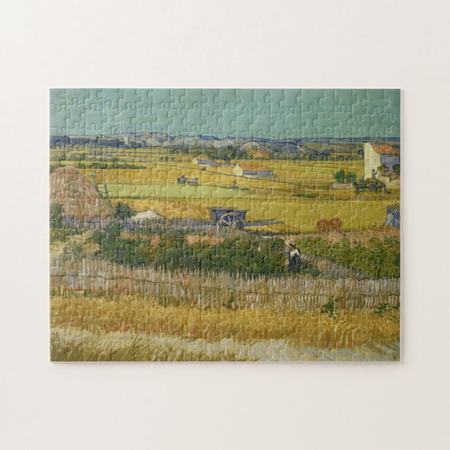 Vincent Van Gogh, The Harvest, De Oogst Jigsaw Puzzle (Horizontal)