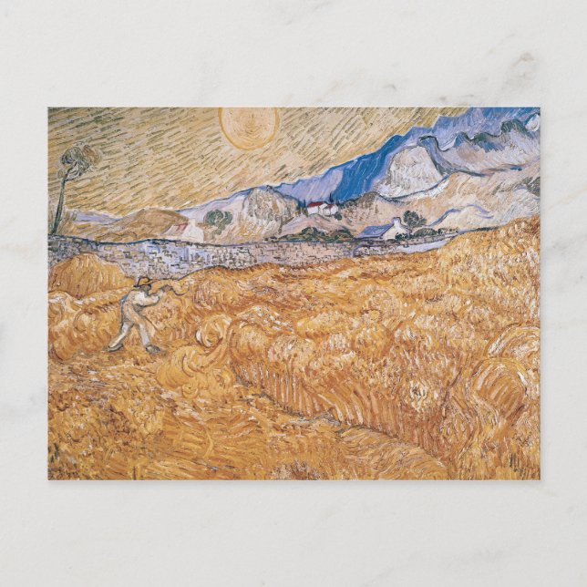 Vincent van Gogh | The Harvester Postcard (Front)