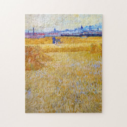 Vincent van Gogh _ The Harvesters Jigsaw Puzzle