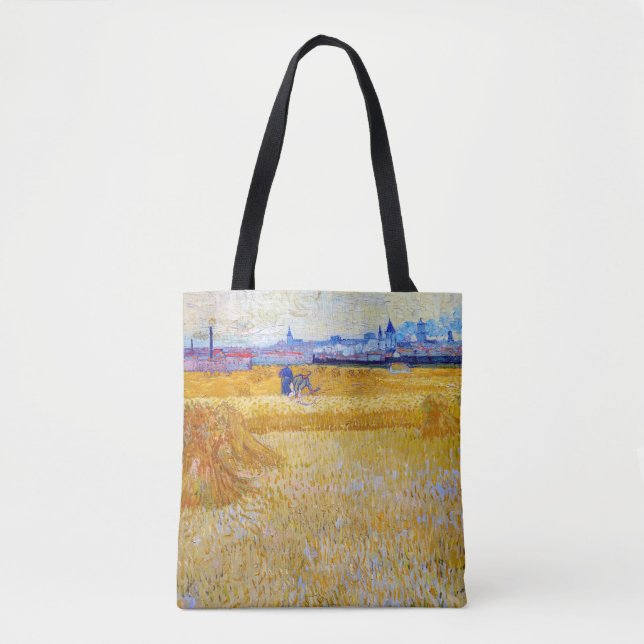Vincent van Gogh - The Harvesters Tote Bag (Front)