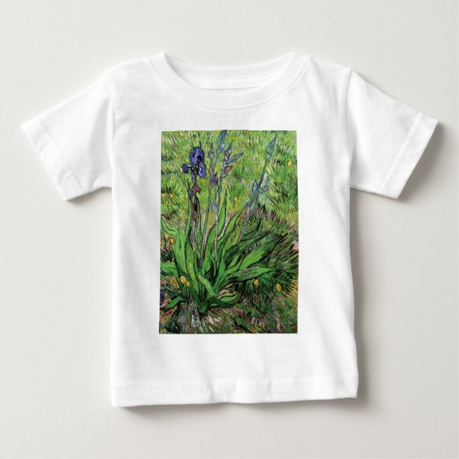 Vincent Van Gogh - The Iris Nature Lover Fine Art Baby T-Shirt (Front)
