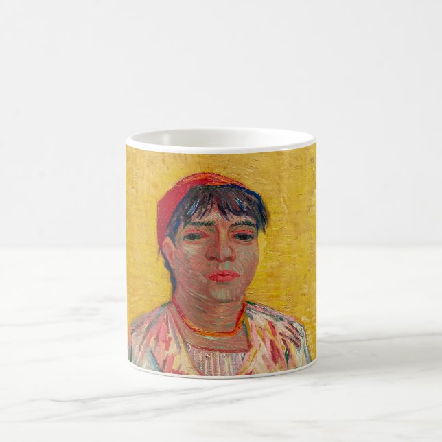 Vincent Van Gogh - The Italian Woman Coffee Mug (Center)
