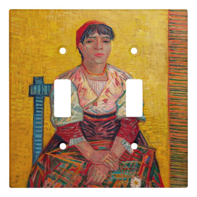 Vincent Van Gogh - The Italian Woman Light Switch Cover (Front)