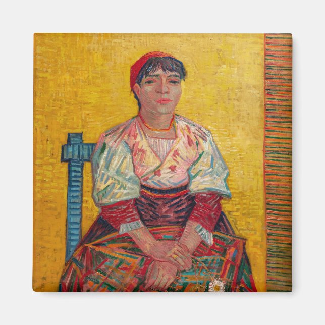Vincent Van Gogh - The Italian Woman Magnet (Front)