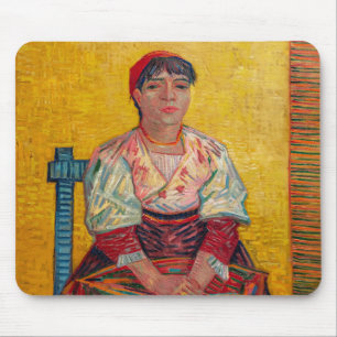 Vincent Van Gogh - The Italian Woman Mouse Pad