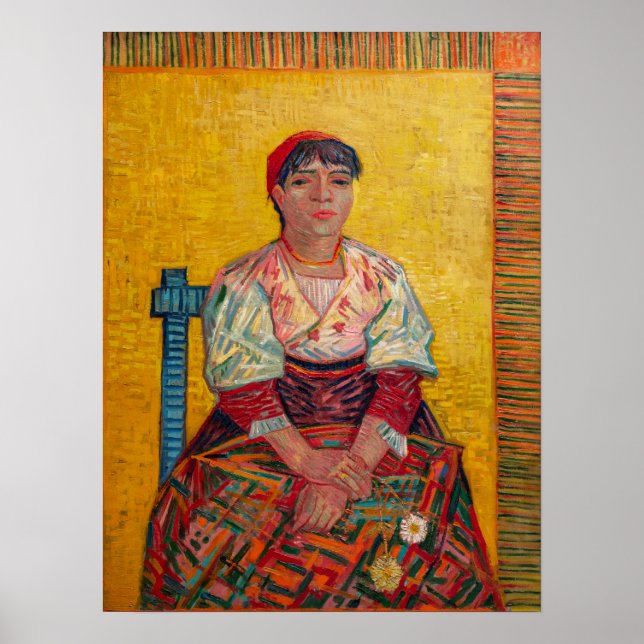 Vincent Van Gogh - The Italian Woman Poster (Front)