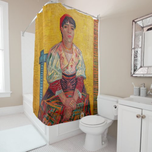 Vincent Van Gogh _ The Italian Woman Shower Curtain
