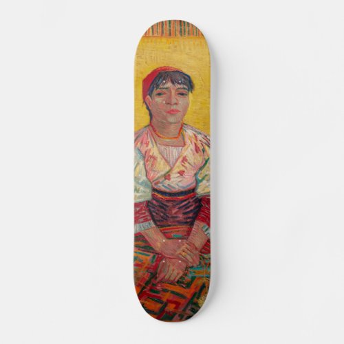 Vincent Van Gogh _ The Italian Woman Skateboard