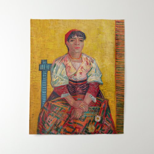 Vincent Van Gogh _ The Italian Woman Tapestry