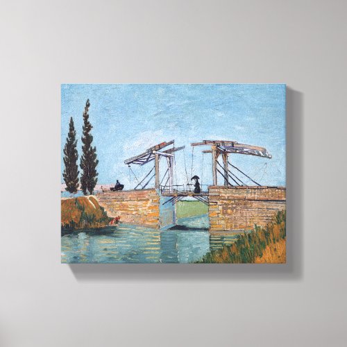 Vincent Van Gogh _ The Langlois Bridge at Arles Canvas Print