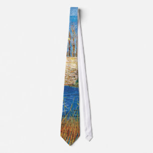Vincent Van Gogh - The Langlois Bridge At Arles Tie