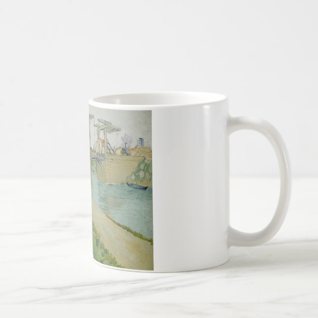 Vincent van Gogh - The Langlois Bridge Coffee Mug (Right)