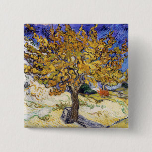 Vincent van Gogh - The Mulberry Tree Button