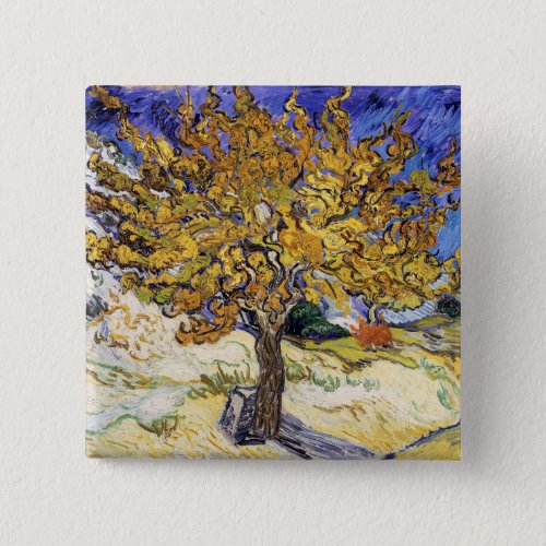 Vincent van Gogh _ The Mulberry Tree Button