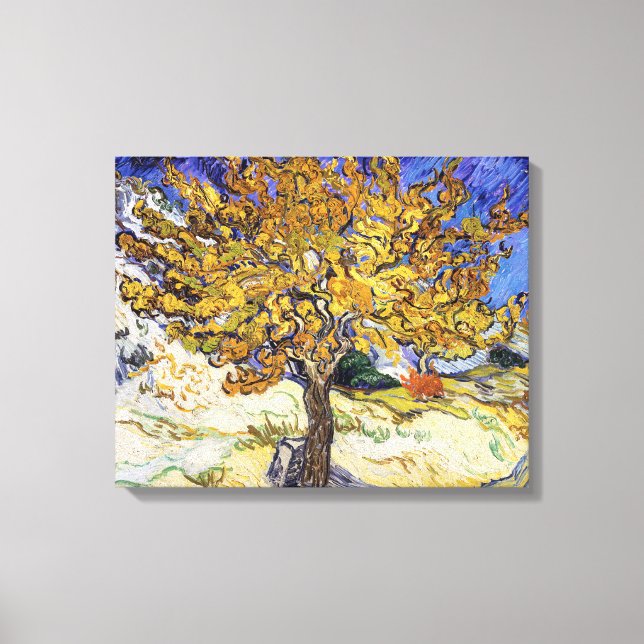 Vincent van Gogh - The Mulberry Tree Canvas Print (Front)