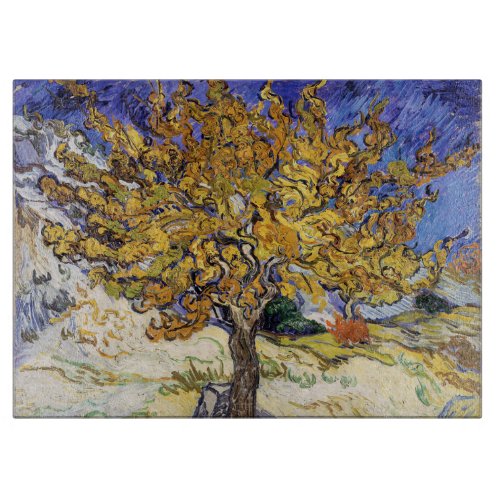 Vincent van Gogh _ The Mulberry Tree Cutting Board