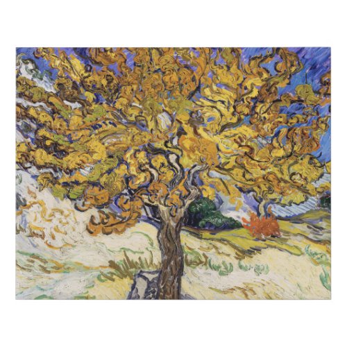 Vincent van Gogh _ The Mulberry Tree Faux Canvas Print