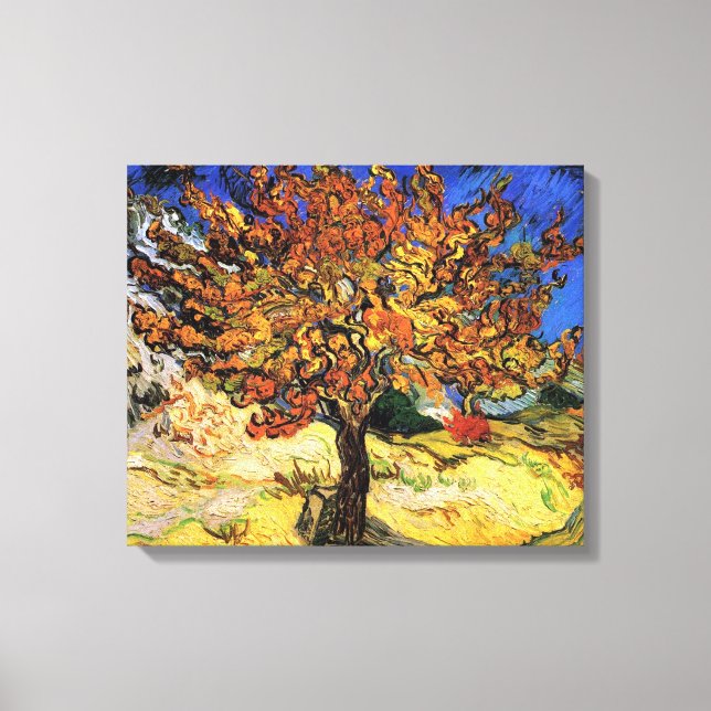 Vincent Van Gogh - The Mulberry Tree Fine Art Canvas Print (Front)