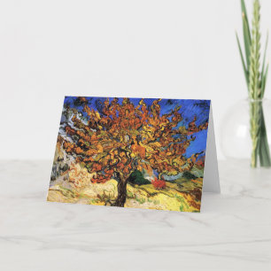 Vincent Van Gogh - The Mulberry Tree Fine Art Card