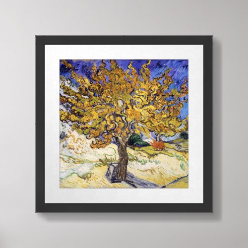 Vincent van Gogh _ The Mulberry Tree Framed Art