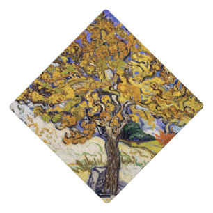 Vincent van Gogh - The Mulberry Tree Graduation Cap Topper