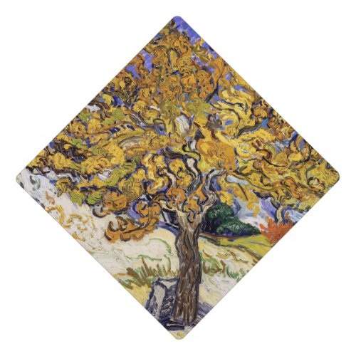 Vincent van Gogh _ The Mulberry Tree Graduation Cap Topper