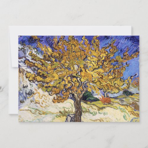 Vincent van Gogh _ The Mulberry Tree Invitation