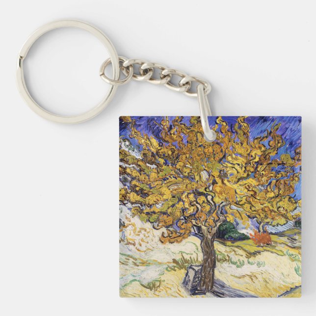 Vincent van Gogh - The Mulberry Tree Keychain (Front)