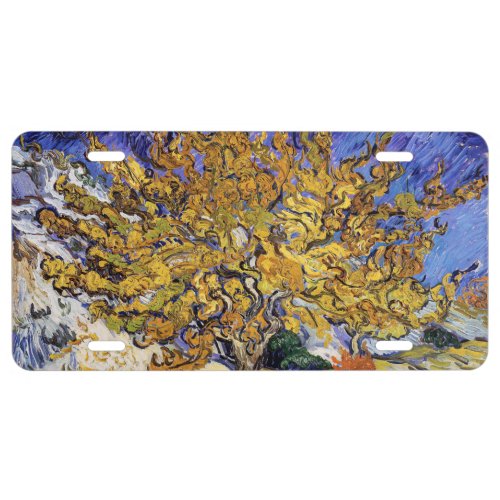 Vincent van Gogh _ The Mulberry Tree License Plate