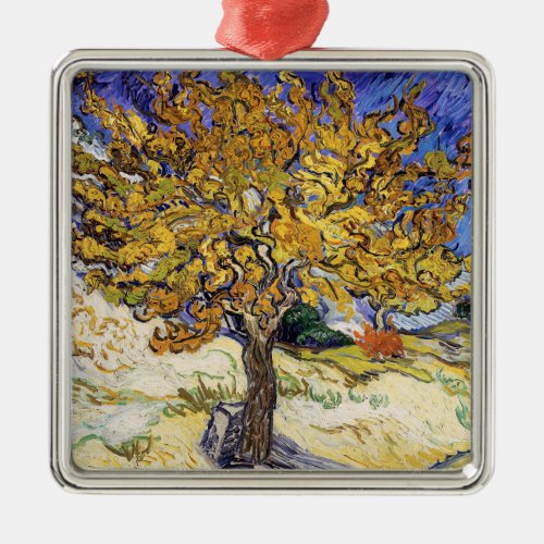 Vincent van Gogh _ The Mulberry Tree Metal Ornament