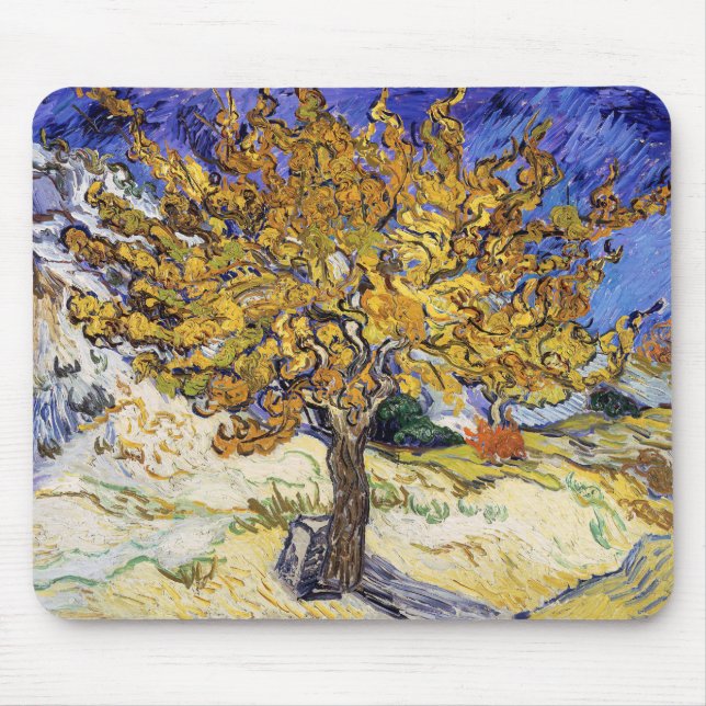 Vincent van Gogh - The Mulberry Tree Mouse Pad (Front)