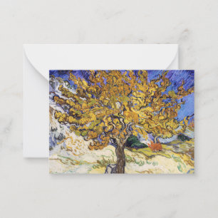 Vincent van Gogh - The Mulberry Tree Note Card
