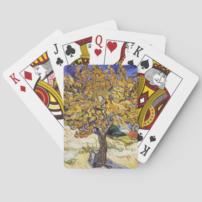 Vincent van Gogh - The Mulberry Tree Poker Cards (Back)