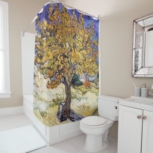 Vincent van Gogh _ The Mulberry Tree Shower Curtain