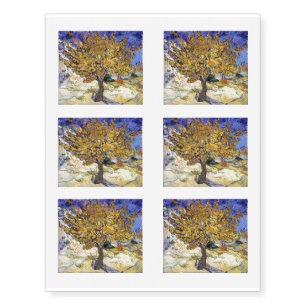 Vincent van Gogh - The Mulberry Tree Temporary Tattoos