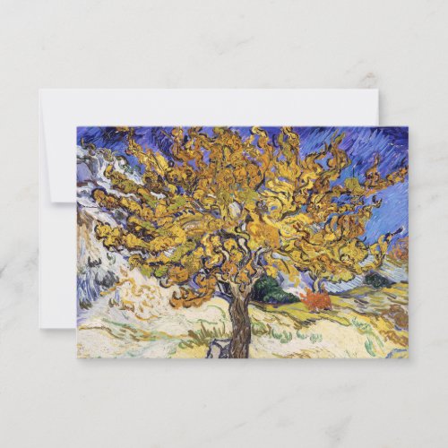 Vincent van Gogh _ The Mulberry Tree Thank You Card