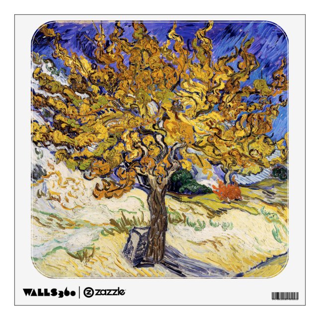 Vincent van Gogh - The Mulberry Tree Wall Decal (Front)